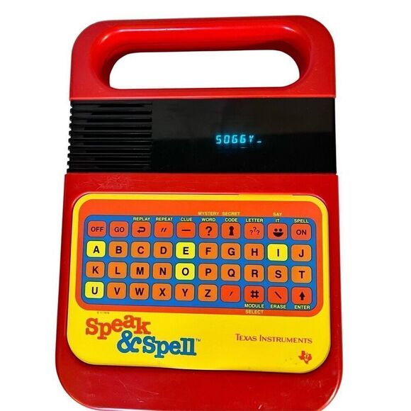 Speak & Spell Texas Instruments Electronic Learning Toy Vintage - Working - Picture 2 of 6